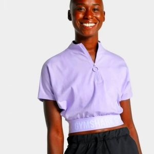 NWOT Gymshark 1/2 zip recess pullover